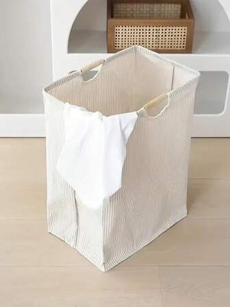 1 pieza Cesta de lavandería extra grande con asa - Cesta plegable para ropa sucia, cesto de lavandería de almacenamiento multifuncional