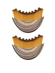 2026 淋巴引流面部按摩刷套装 - 干刷按摩器，用于面部轮廓和下颌线塑形，配有清洁棉片和毛孔清洁器 - 符合人体工程学设计，有助于放松身心、消除浮肿和日常护肤 - 棕色 - 查看 11