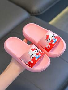 Sanrio Kids Fashion Foam Slippers EVA Soft Bottom Girls Cartoon Stylish Bedroom Slippers Bathroom Slippers Baby Shoes - Red - View 8