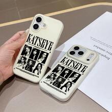 South Korea Girl Group K-KATSEYE Phone Case Compatible With  17, 16E, 16, 15, 14, 13, 12, 11 Pro Max, Air, XR, XS, X, 7, 8 Plus Models, Made Of Soft TPU Matte Double Layer Back Cover, Phone Case Pink Phone Cases  17 Gifts Decoration  17 Pro Case Stitch - 混合顏色 - 查看 6