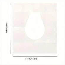 100pcs Disposable Toilet Seat, Flushable Paper Toilet Seat, Essential Travel Accessory, Dissolvable Paper Toilet Seat For Airplanes, Travel, Public Restrooms And Camping Quickly Disintegrate, Lightweight And Hygienic