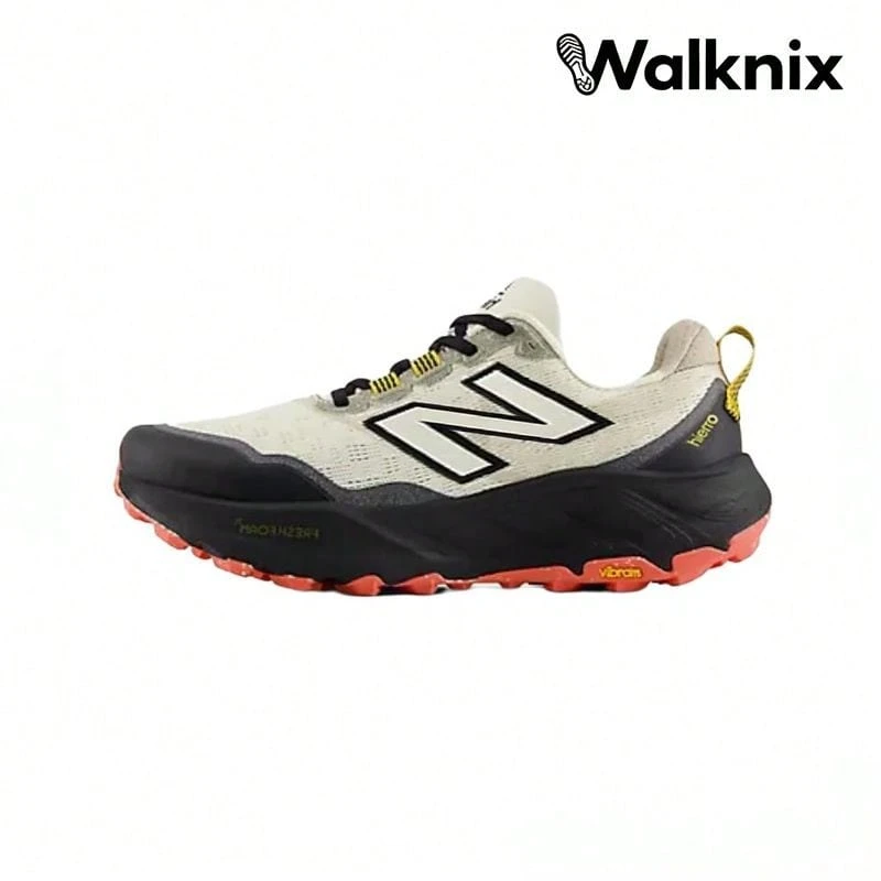 New Balance Nb Fresh Foam X Hierro V9 Versatile Comfortable Low-Top Running Shoes Beige Black Running Shoes Men MTHIERX9 - 彩色 - 查看 1