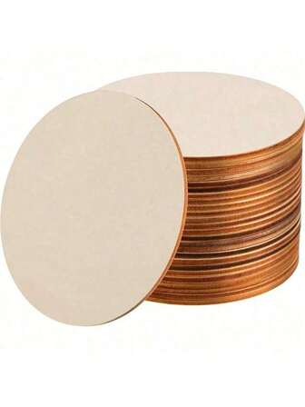 5pcs Unpainted Wooden Circle Rings, Size 4/7.8/11.8 Inch, For Crafts, Christmas Decorations, DIY Projects, Painting, Home Decor, Party Decorations, Holiday Gifts, No Holes