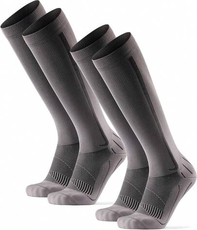 DANISH ENDURANCE Calcetines De Compresión Para Circulación, Calcetines Running, Para Hombre Y Mujer, 1 o 2 pack