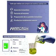 Vaso precipitado de vidrio de 200ml. - 200 ml - Ver 1