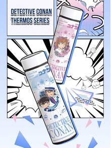 Cốc giữ nhiệt thép không gỉ Detective Conan 316 (500ML) – Cốc Anime chủ đề màu pastel in hình Conan và Shinichi, giữ nhiệt/lạnh lâu dài, hoàn hảo cho người hâm mộ Conan/thanh thiếu niên uống nước hàng ngày (sử dụng khi đi học/đi làm/đi chơi/giải trí), Bộ sưu tập Anime bí ẩn dễ thương, Quà tặng lý tưởng cho người yêu Anime (tuyệt vời cho sinh nhật/trao đổi đồ lưu niệm Anime/trở lại trường học) - Cốc giữ nhiệt Conan Changbai 02 - Xem 7