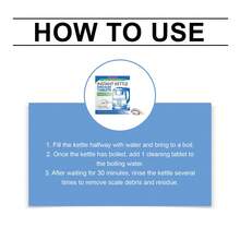 Kettle Descaling Tablets, Universal Kettle Stain Remover Effervescent Cleaning Tablets For Cleaner And Brighter Kettle - Multicolor - View 6