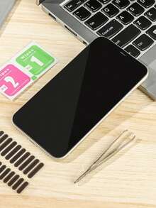 Kit de Limpieza Profesional para Celular y Auriculares con Herramientas para Eliminación de Polvo y Protectores para Puerto de Carga Mantén tu Dispositivo Libre de Suciedad y en Perfecto Funcionamiento - Negro - Ver 6