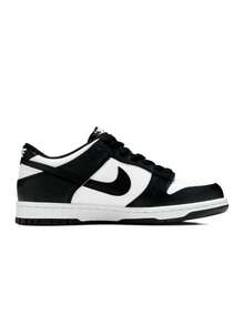 Nike Giày thể thao Dunk Low GS UNC 2021 dành cho học sinh tiểu học da trơn màu xanh trắng thoáng khí CW1590-103 - Trắng/Trắng/Đen - Xem 2