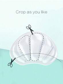 QKC 1 Paar wiederverwendbare Silikon-Vorfußpolster, weiche Gel-Einlegesohlen für Damen High Heels und Herren Lässig-/Sportschuhe, Fußschmerzen lindernde Schuheinlagen - Transparent - Übersicht 5