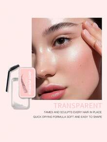 Xà phòng định hình lông mày trong suốt - Sáp định hình lông mày tự nhiên lâu trôi, gel định hình lông mày tươi mát không màu, kem định hình lông mày, gel định hình lông mày và bộ xà phòng định hình lông mày tiện dụng kèm cọ, cần thiết cho trang điểm Halloween, bao bì thời trang. - Nhiều màu - Xem 7