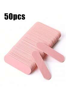 Mini Double-Sided 180/240 Grit Pink White Nail Files Nail Buffer Buffing Disposable Nail File Manicure Art Tools - Multicolor - View 15