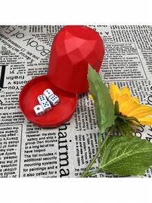 1个骰子骰杯套装，加厚骰杯，KTV酒吧夜总会骰杯，带底座，可用于饮酒 - 彩色 - 查看 9