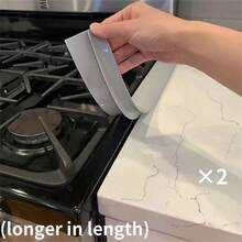 1pc/2pcs Silicone Stove Gap Filler, Kitchen Anti-Oil And Anti-Pollution Strip, Silicone Sealing Strip, Gas Stove Mat Set, Gas Stove Mat, Sealing Strip, Gap Filler, Stove Gap Cover, Kitchen Oil-Proof Sealing Strip, Silicone Gap Sealing Strip - Home & Living, Kitchen & Dining, Kitchen Tools & Gadgets, Surface Protection Tools, Surface Protection Pads, Protective Strips. Kitchen Supplies, Tools & Home Improvement, Gifts For Family And Friends, Holiday Gifts, New Year Gifts
