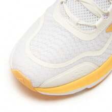 Adidas 男女款全新轻便透气网面跑步鞋 - 白色/黃色 - 查看 7