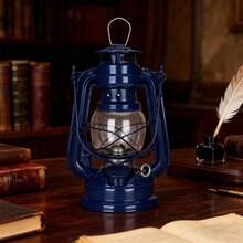 1pc Kerosene Lamp, Suitable For Camping, Outdoor, Emergency, Home Decor, Outdoor Lighting, Portable Kerosene Lamp, Can Be Used As Decorative Item, Great Gift For Birthday, Graduation And More Occasions - Multicolor - View 8