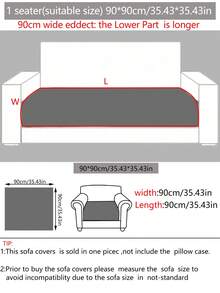 1 Vỏ đệm ghế sofa bốn mùa, Bảo vệ ghế sofa chống trượt tối giản hiện đại, Chống bụi và có thể giặt được, Vỏ bọc ghế sofa mềm mại và chống phai màu, Thân thiện với thú cưng, Phù hợp với ghế sofa hình chữ L và ghế sofa 1/2/3/4 chỗ ngồi cho phòng ngủ, văn phòng, phòng khách - Cà phê nâu - Xem 18