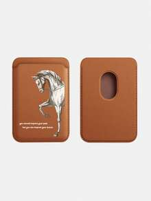 1 chiếc ốp lưng ví da cao cấp hình ngựa đua có nam châm, tương thích với Apple 13/14/16/15/17 Pro/Air, chất liệu da cao cấp có ngăn đựng thẻ và chân đế, tương thích với Android và hầu hết các điện thoại thông minh, quà tặng cho mẹ, gia đình, bạn bè, sinh nhật, ngày lễ, phụ kiện ốp lưng điện thoại, miếng dán điện thoại có giá đỡ. - Nhiều màu - Xem 10