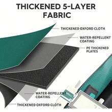 Durable, Strong Canvas, Thickened Oxford Tool Case, Portable, Multi-Functional, Maintenance C-0085 - 軍綠色 - 查看 5