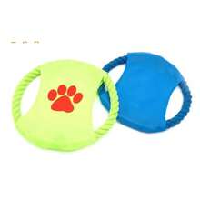 Zabawka dla zwierząt w kształcie latającego dysku, interaktywna zabawka dla psa do użytku na zewnątrz, trwała zabawka do gryzienia do tresury psów i zgrzytania zębami