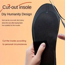 USB Powered Full Foot Heating Warmer, Adjustable Temperature, Suitable For Men And Women, Ideal For Skiing, Camping And Cold Weather Hunting, Providing Utmost Comfort - Black - View 3