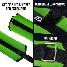 Fuxion Set of Wrist Arm Leg Adjustable Strap - Verde - Ver 2