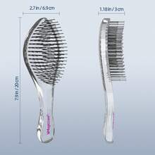 Escova/Pente de Alta Qualidade para o Couro Cabeludo, Adequado para Mulheres, Meninas, Homens e Meninos - Pode Ser Usado em Cabelo Molhado ou Seco