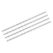 uxcell Barrenas de Taladro de 1 mm, Acero de Alta Velocidad, Barrena Recta Extra Larga de 160 mm de Longitud para Madera, Plástico, Aluminio, 4 Piezas - 4,5 mm x 250 mm - Ver 9
