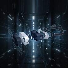 3D VR Headset | Head-Mounted VR Glasses Compatible With 4.7-6.53 Inch Smartphones, Android System - White - View 11