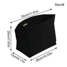 Bag Organizer For Long Champ Small Tote Bag Timid Bag Storage And Finishing Inner Bag Liner Handbags Insert Organizer Fit - Màu xanh huỳnh quang - Xem 2