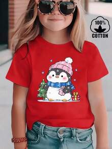 Young Girls T-Shirts - Red - View 1