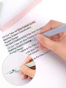 6pcs Fluorescent Highlighter Pens, Markers, Soft Tip Diary Pens, Creative Drawing Pens, Cute Outline Planning Pens, Suitable For DIY Scrapbooking And Back To School Season. Smudge-Proof And Bleed-Proof, Also Suitable For Bible Study And Journaling, Suitable For Students 14 Years Old And Above, Great Back To School Supplies And Gifts. - B - View 4