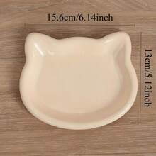 4-Color Options Pet Bowl, Cat Food Dish, Canned Snack Frozen Meal Plate, Dwarf Cat Dish, Premium Pet Dish, Anti-Black Nose, Home Use Pet Bowl, Canned Snack Bowl, Without Battery