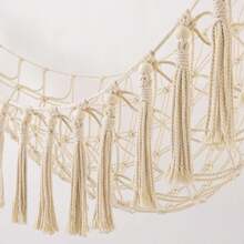 Stuffed Animal Storage Hammock Or Net Corner - Large Toy Hammock Net For Stuffed Animals Room Decor - Cute Stuff Animal Organizer Holder For Plush Plushie - Kids Baby Nursery Wall Bedroom Home Decor1 - 米色 - 查看 4