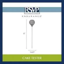 RSVP International Endurance Kitchen - Colección de herramientas para hornear, tenedor de mezcla, acero inoxidable(Cake Tester Acero inoxidable) - Multicolor - Ver 3