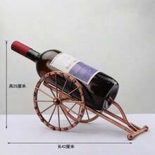 YEuropean Wine Racks Home Creative Red Wine Rack Ornaments Wine Bottle Racks Wine Cabinet Decoration Wine Bottle Rack 1 Piece - Bronce - Ver 6