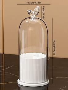 1PC 360 ° Rotating Makeup Brush Holder With Transparent Lid, Desktop Brush Organizer, Desktop Makeup Brush Storage Cup, Cosmetics Display Stand, Dustproof Compartmented Makeup Storage Tube, Makeup Brush Lipstick Tube Bag,Room Decor, Bags,Makeup Bag,Vanity,Travel,Make Up Bag,Travel Essentials,Organizer,Storage,Travel Essential,Makeup Organizer,Makeup Bags,Make Up Organizer,Organiser,Toiletry Bag,Desk Organiser,Cosmetic Bag,Makeup Pouch,Make Up Organize,Vanity Accessories,Make Up Pouch,Make Up Bags,Jewellery Box,Pouch,Makeup Brush Holder,Brush Holder,Perfume Organiser,Pouch Bag,Gifts For Women,Christmas Gifts,Gift Ideas For Women