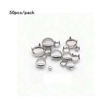 50/100个/包 金属铆钉 圆形 四爪铆钉 皮革银色铆钉 服装配饰 包包 DIY