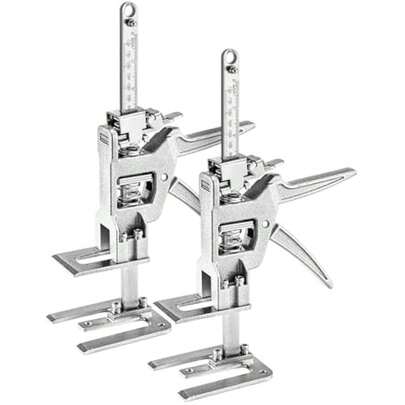 Full Metal Labor Saving Arm Jack, 200kg Load-Bearing Tile Height Adjuster, Dual-Speed Descent Cabinet Jack Tool, Stainless Steel Door Window Lifter For Furniture Installation