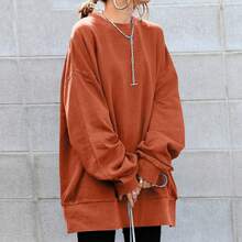 Women Outdoor Hoodies & Sweatshirts - Orange - View 4