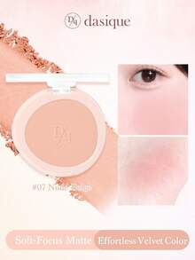 Dasique Matte Blush Palette, Highly Pigmented Long-Lasting Luminous Blush, Natural Makeup, Fashion Cosmetic Brand, Essential Christmas Gift For Women, Bridal Makeup, Summer, Valentine's Day, Vacation - #07 Nude Beige - 查看 1