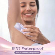 2-In-1 Women's Electric Shaver, Women's Electric Hair Clipper, Women's Electric Bikini Trimmer, Suitable For Face, Arms, Legs And Body, Christmas Gift, Hair Care, Smooth Shaving - Multicolor - View 6