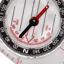 FOKH Brújula de Campo Profesional, brújula de orientación precisa, Resistente al Agua, de Uso Amplio, Duradera, para Actividades al Aire Libre, para Aventuras, para Escalar montañas - 1 - Ver 7