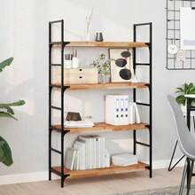 Floating Shelf 80x30x4 Cm Oil Finished Solid Wood Acacia - Brown - View 2