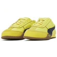 Puma Bella UT Leather 'Pale Lemon' Yellow Black Sneakers Women 402186-05 - Multicolor - View 5