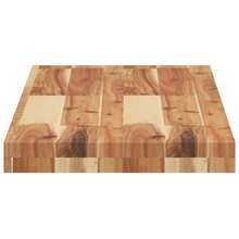 Floating Shelf 80x30x4 Cm Oil Finished Solid Wood Acacia - Brown - View 6