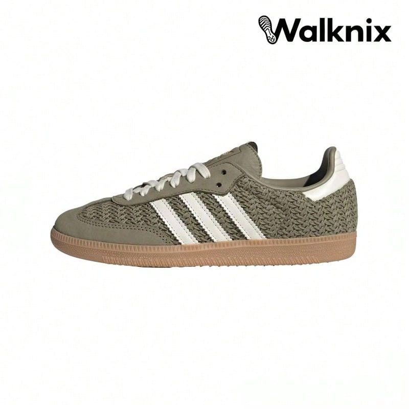 Adidas Samba OG 'Knit Pack - Orbit Green' Cream-White Gum-3 Sneakers Women JR9447 - 彩色 - 查看 1