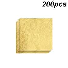 200 tờ giấy bạc nhôm vuông vàng 4"X4", vật liệu tái sử dụng để đóng gói món tráng miệng sô cô la tự làm, giấy gói quà sang trọng cho ngày lễ - Nhiều màu - Xem 14