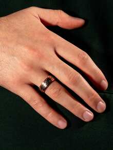 1Pc 8mm New Arrival Men Jewelry Tungsten Ring Wedding Band Silvery Golden Plated For Christmas Gift Finger Ring