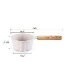 1个装牛奶锅，小麦秸秆不粘锅，家用辅助食品锅，迷你煎锅，专用倒油加热小锅，不粘酱油锅，牛奶锅，厨房方便面锅，适用于电磁炉和燃气灶